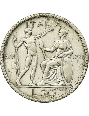 Moneda istorica din Argint - 20 lire...