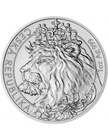 Moneda Argint pur Leul Ceh Insula...