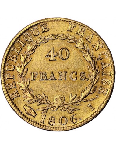 Moneda istorica din Aur - 40 franci... Moneda istorica din Aur - 40 franci...