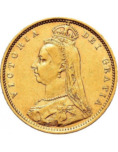 Moneda istorica din Aur - 1\2 suveran...