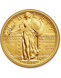 Moneda din Aur - Sfert de...