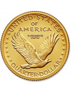 Moneda din Aur - Sfert de... 2