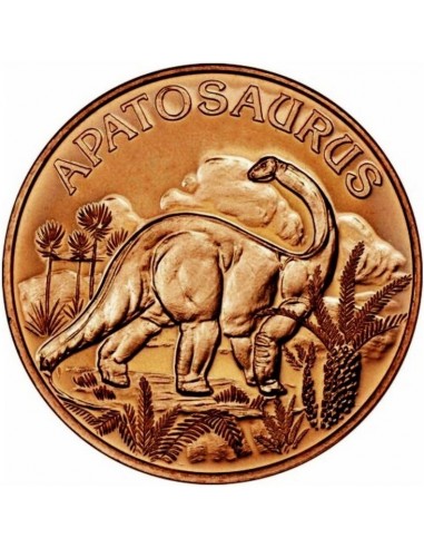 Moneda din Cupru - Apatosaurus 1oz