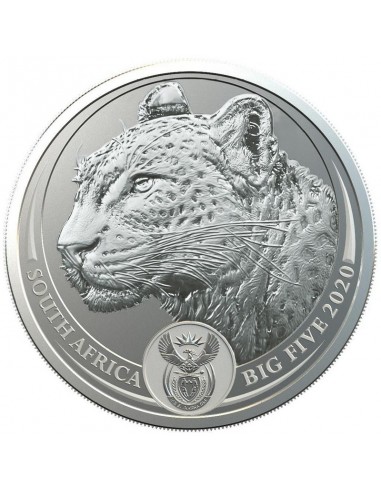 Moneda Argint pur Leopard Big Five...
