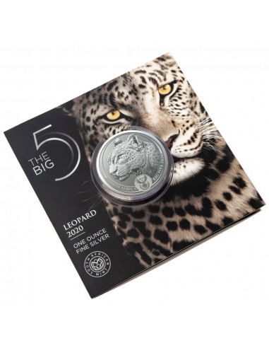 Moneda Argint pur Leopard Big Five...