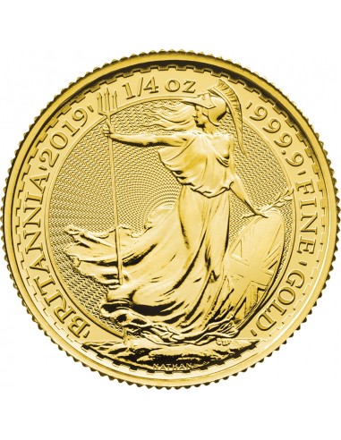 Moneda din Aur 24k - Britannia 1\4...