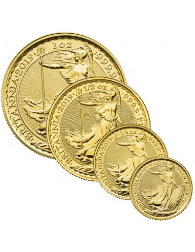 Moneda din Aur 24k - Britannia 1\4...