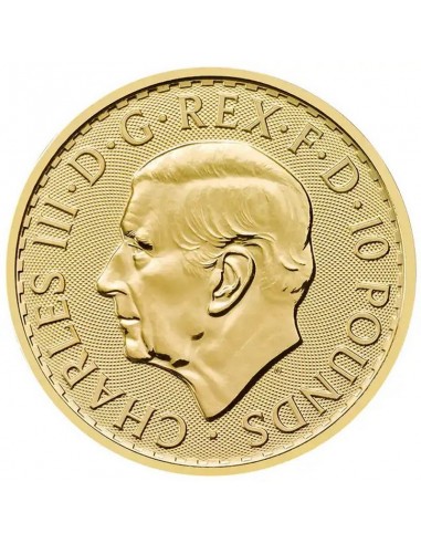 Moneda din Aur 24k - Britannia 1\10 oz