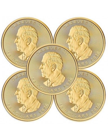 Moneda din Aur 24k - Maple Leaf...