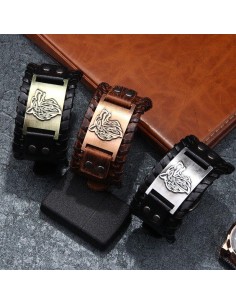 Bratara barbati neagra lup 2