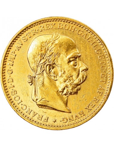 Moneda istorica din Aur - 20 coroane...