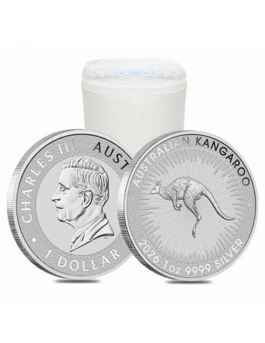 Moneda Argint pur Australian Kangaroo...