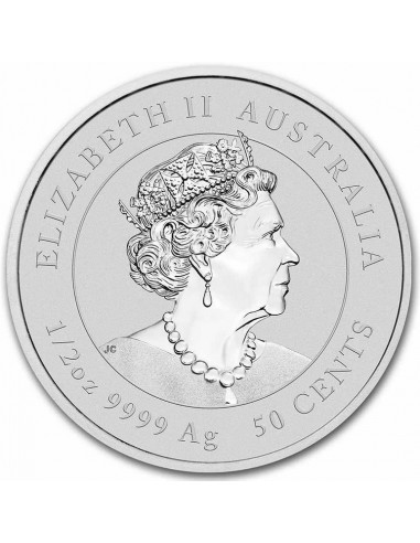 Moneda Argint pur 50 centi Anul...