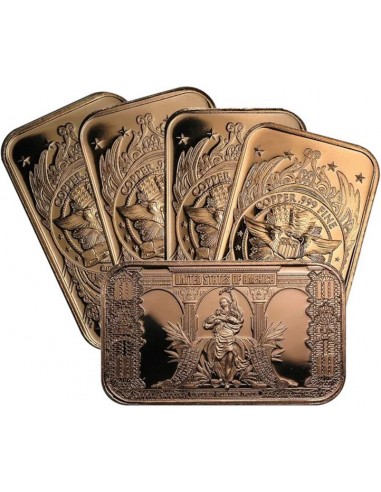 Lingou din Cupru - Dolar Morgan SUA 1 oz