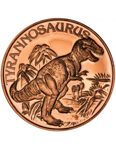Moneda din Cupru - Tyrannosaurus Rex...