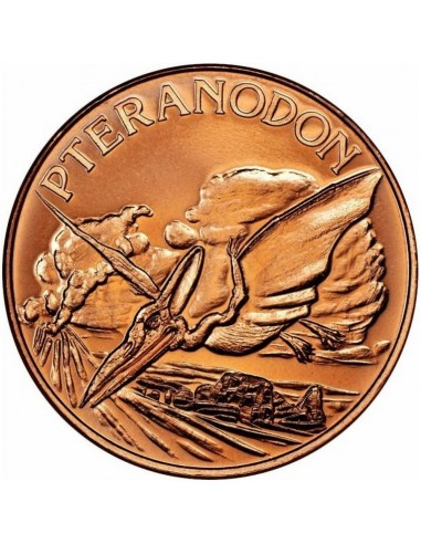 Moneda din Cupru - Pteranodon 1 oz