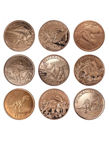 Moneda din Cupru - Stegosaurus 1oz