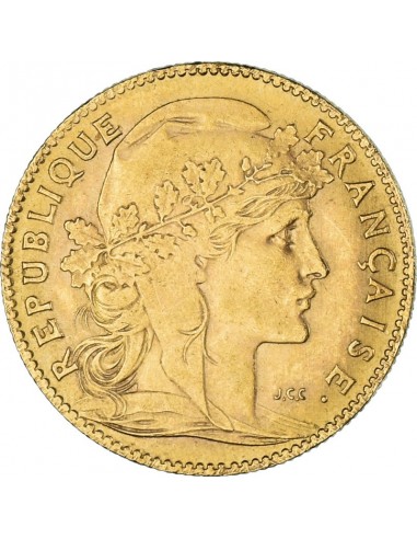 Moneda istorica din Aur - 10 franci...
