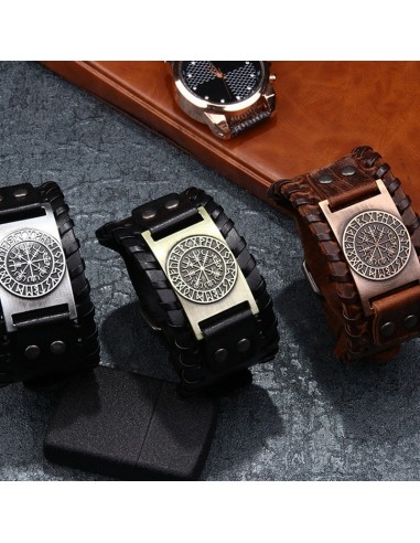 Bratara barbati maro Nordic Viking