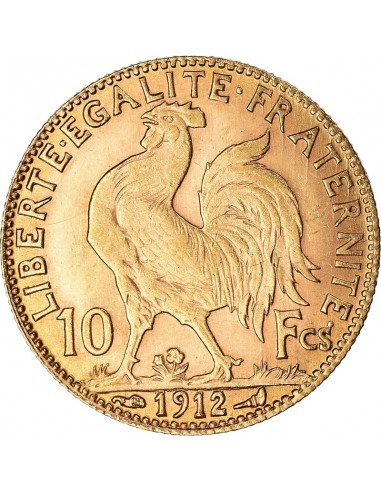 Moneda istorica din Aur - 10 franci...