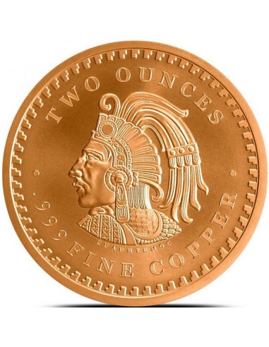 Moneda din Cupru - Calendar Aztec 2 oz