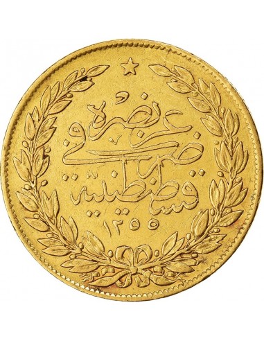 Moneda istorica din Aur - 100 kurus...