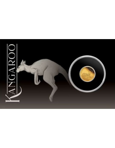 Moneda din Aur 24k - Kangaroo...