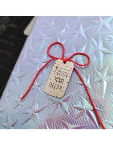 Cadou Argint 925 cu mesaj: Follow...