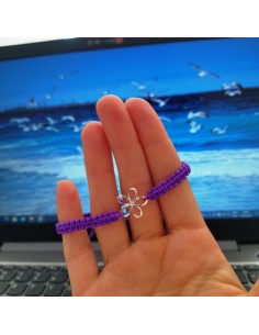 Bratara Floare Cristal Argint 2