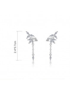 Cercei Argint Flori... 2